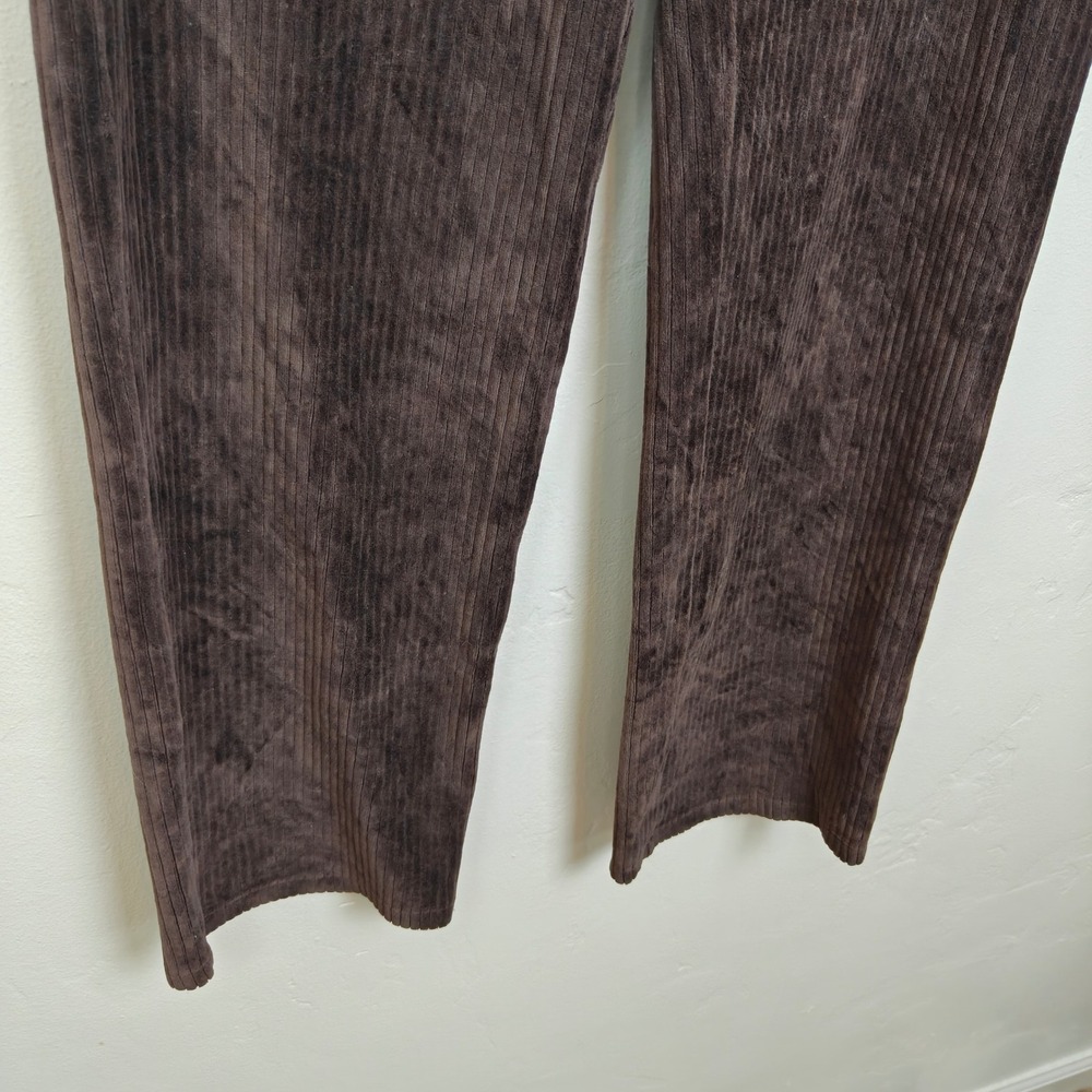 Aritzia Sunday Best Womens Pants Small Brown Ribbed Corduroy Dark Academia - Picture 4 of 9